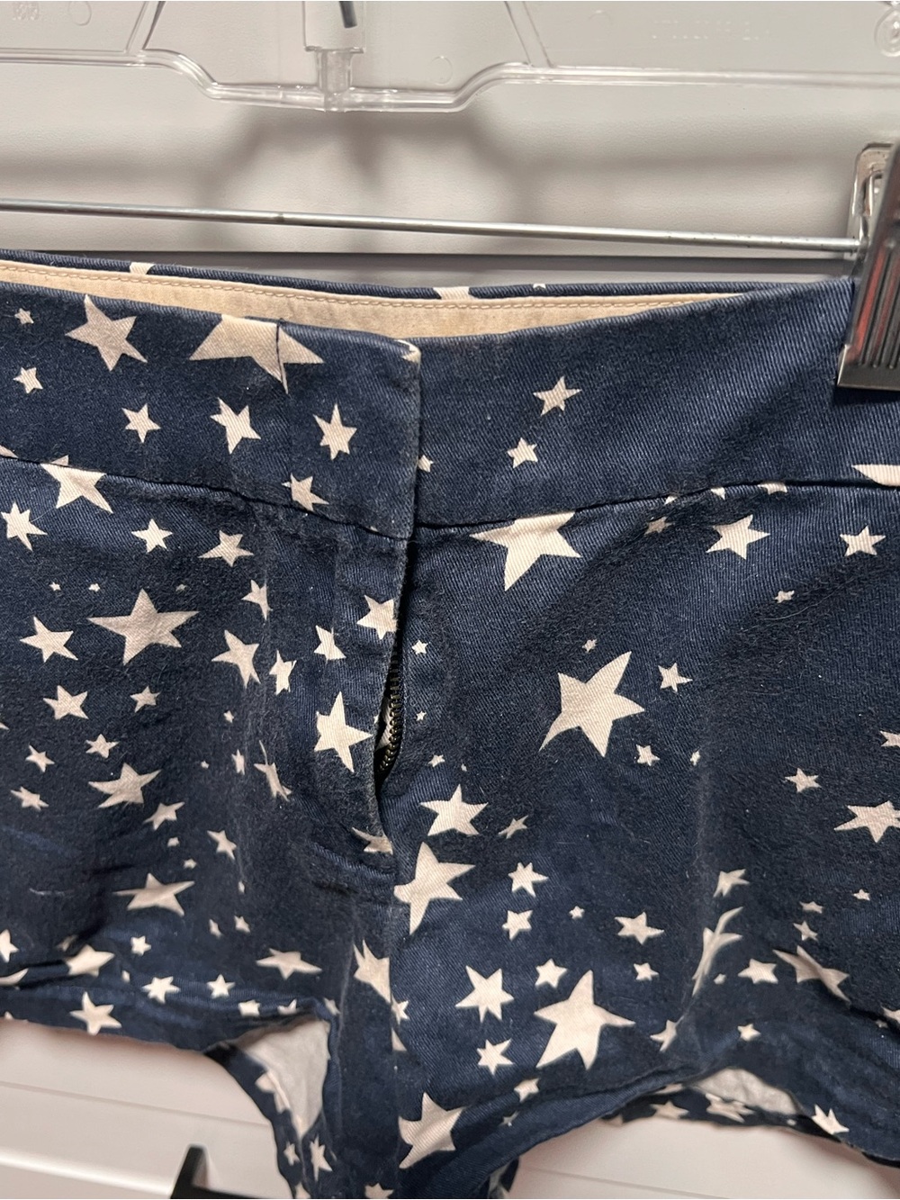 Women's Navy Star Print Shorts - Picture 3 of 8